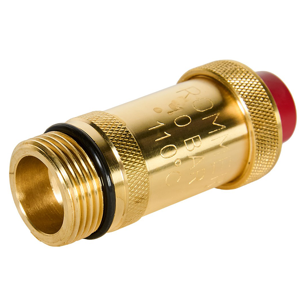 Воздухоотводчик автоматический FLEX 3/4" НР верт. выпуск, без покрытия / Rommer фото на multiBOX