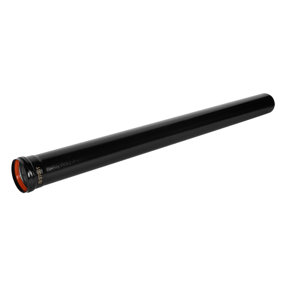 Удлинитель D80 п-м L1000 мм, черный, традиционный / Stout фото на multiBOX