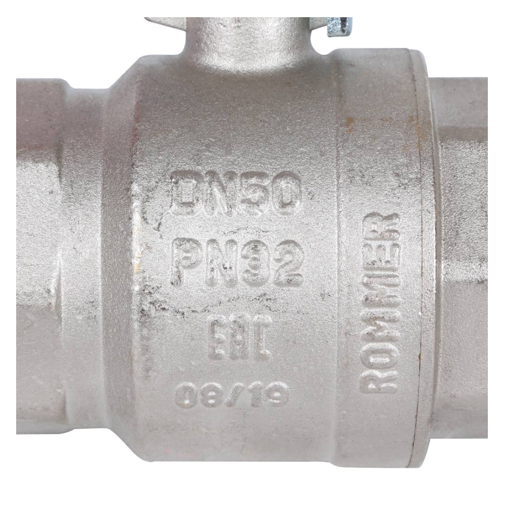 Кран шаровой 2" ВР-ВР, ручка рычаг / Rommer фото на multiBOX