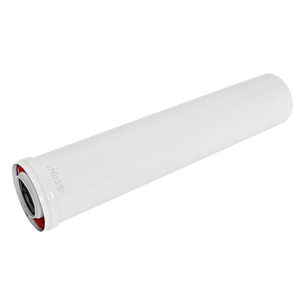 Удлинитель D60/100 п-м L500 мм, конденсационный / Stout фото на multiBOX