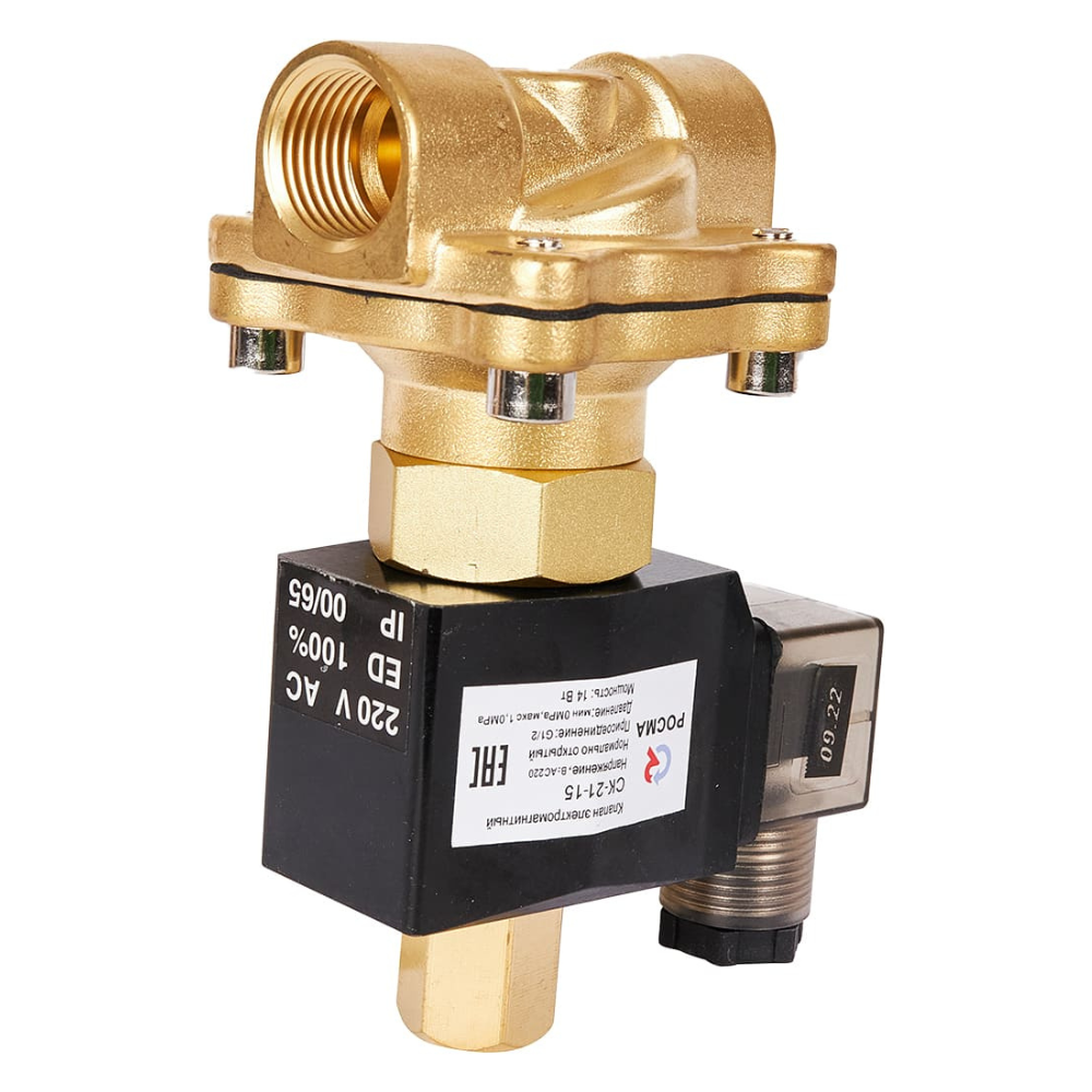 Электромагнитный клапан СК-21-15 1/2" НО, 220В, прямого действия / Росма фото на multiBOX