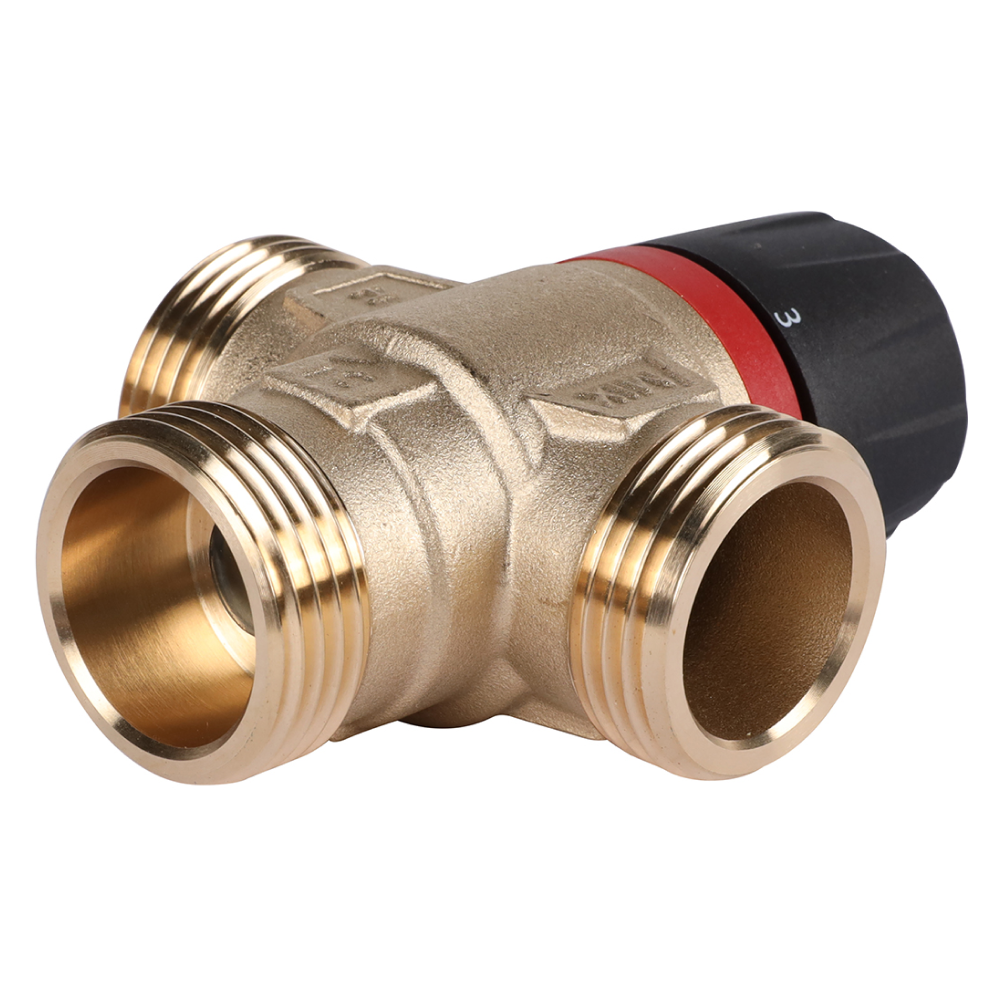 Термостатический смесительный клапан 1" НР, 35-60°С, KVs 2.5 (боковое смешивание) / Rommer фото на multiBOX