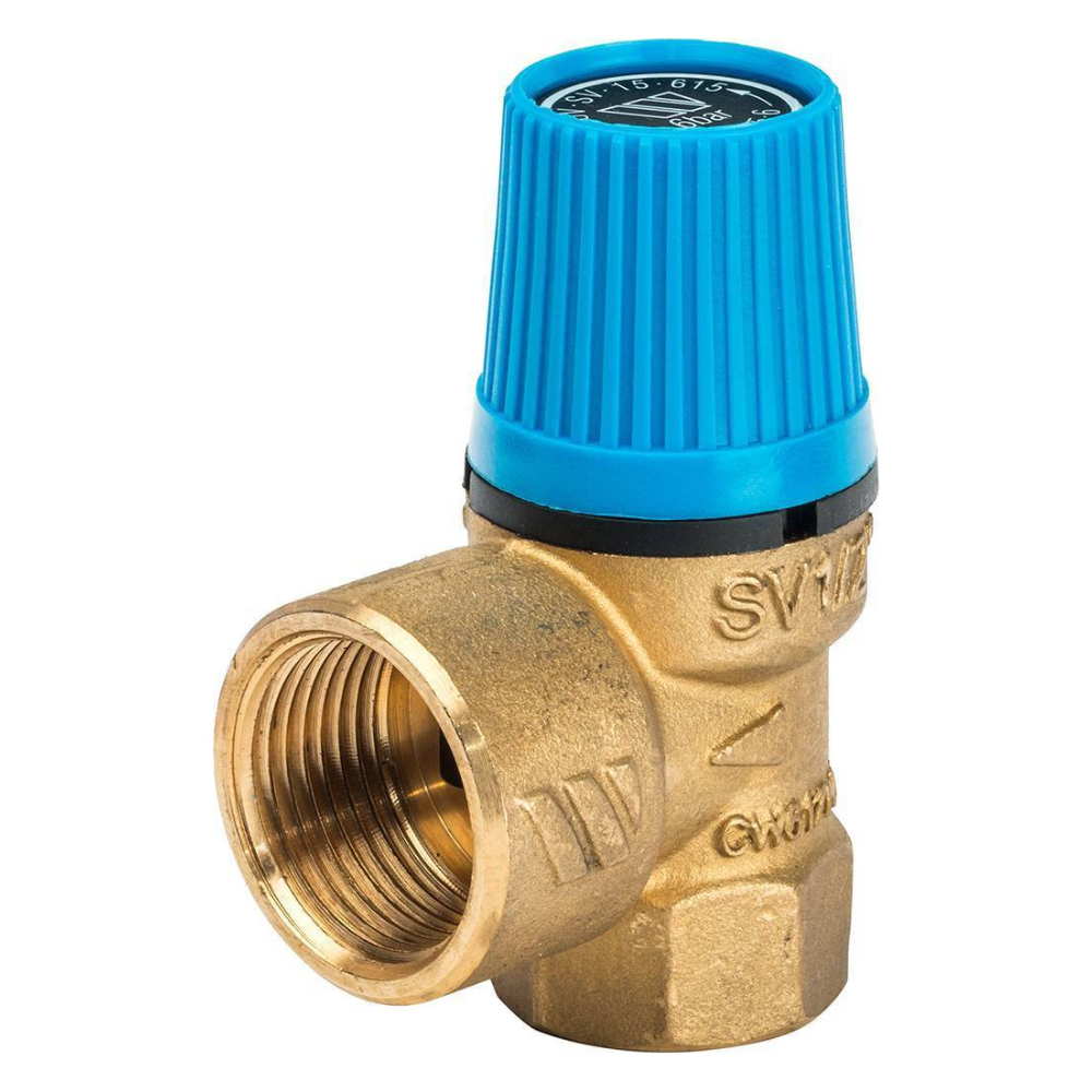 Предохранительный клапан 6 бар SVW 6 х 1/2" для систем водоснабжения / Watts фото на multiBOX