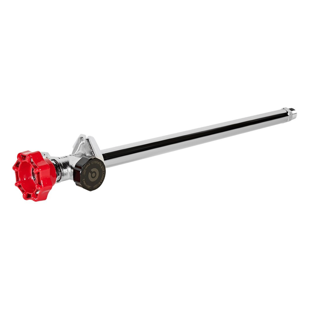 Незамерзающий кран с антисифоном 400 мм, 1/2" НР х 3/4" НР / Rommer фото на multiBOX