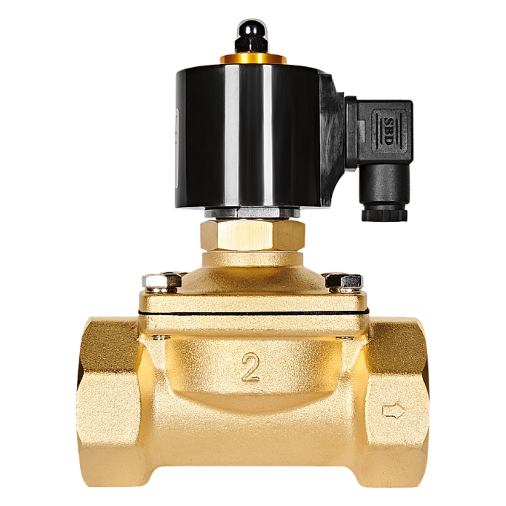 Электромагнитный клапан 2" НО, 220В, прямого действия / Stout фото на multiBOX