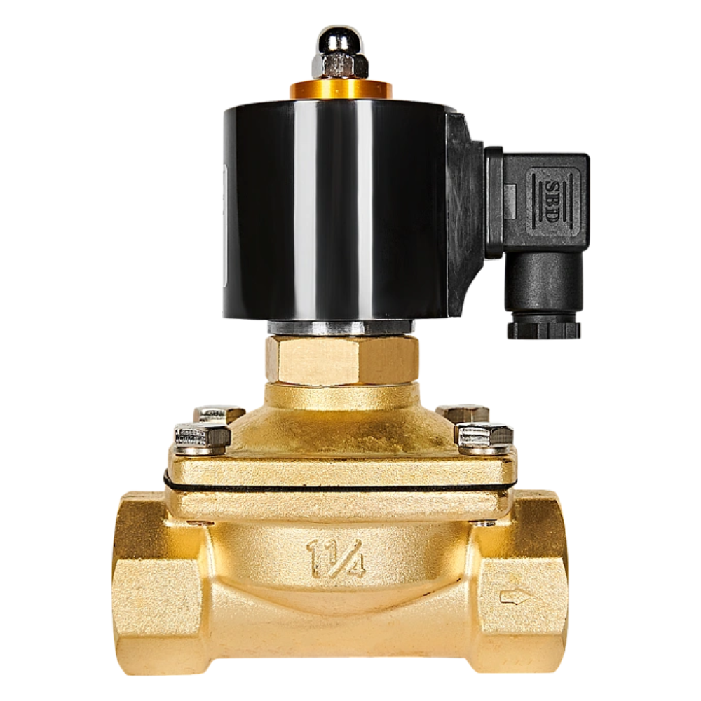 Электромагнитный клапан 1 1/4" НО, 24В, прямого действия / Stout фото на multiBOX