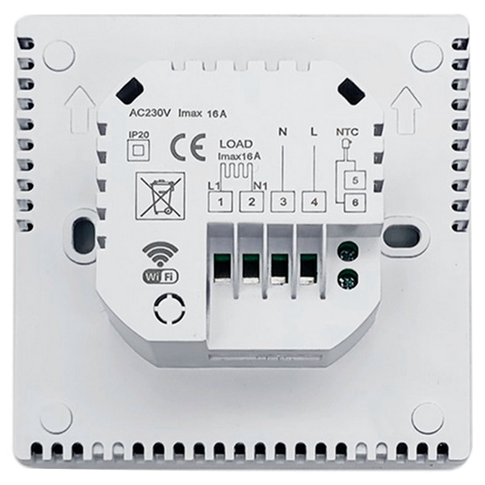Терморегулятор универсальный с символьным экраном 3А, ON/OFF, белый / Stout фото на multiBOX