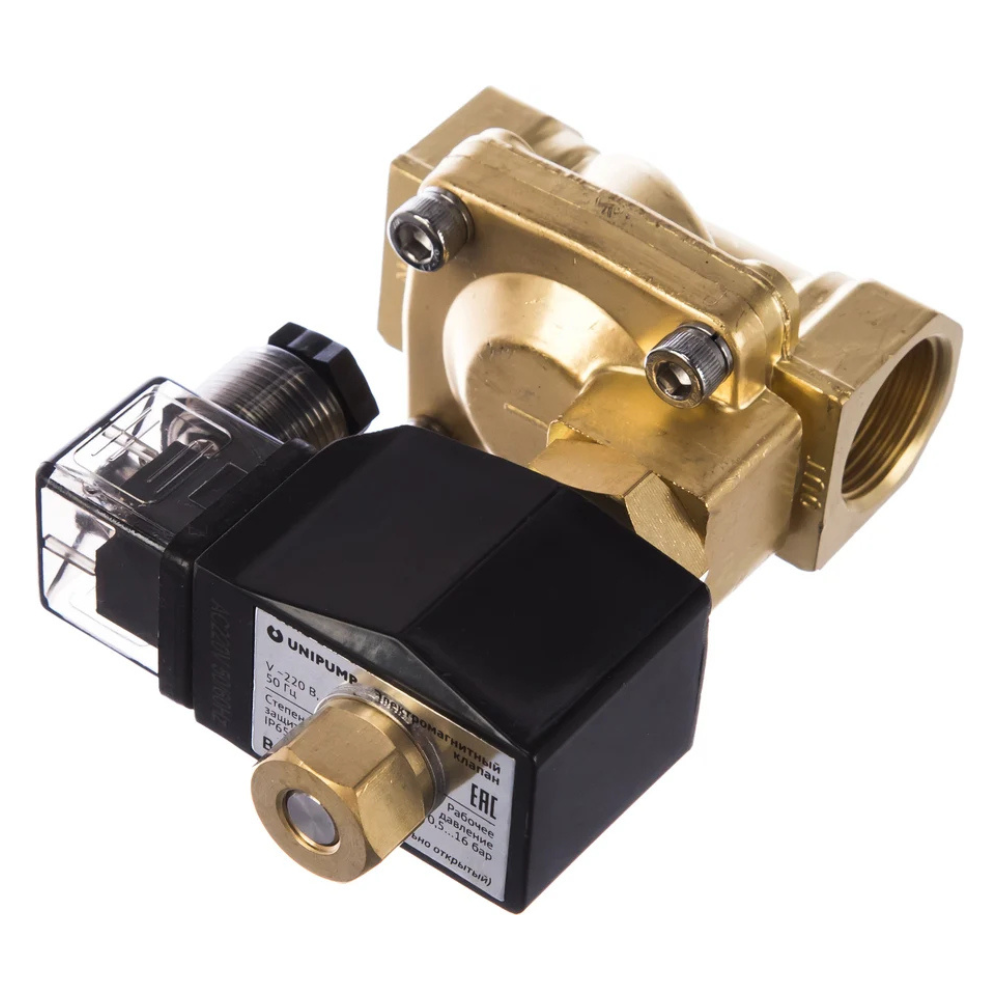 Электромагнитный клапан BOX-20 3/4" НО, 220В / Unipump фото на multiBOX