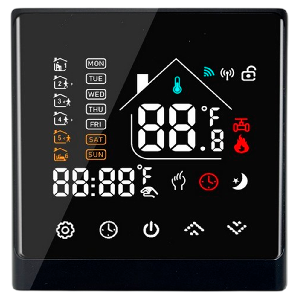 Терморегулятор универсальный с символьным экраном 3А, ON/OFF, черный / Stout фото на multiBOX