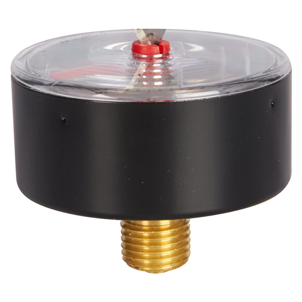 Манометр аксиальный DN 50 мм 1/4" BSP, 0...4 бар, кл. 2.5 с указателем предела / Rommer фото на multiBOX