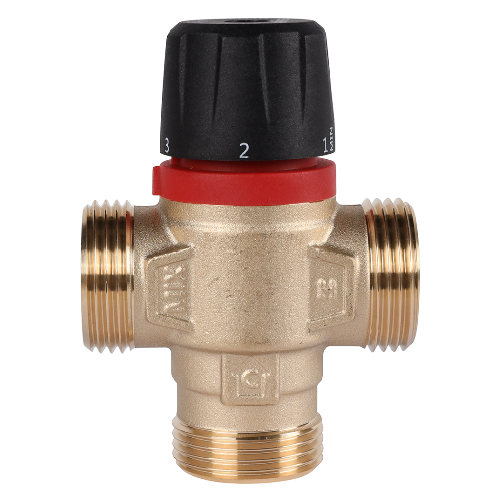 Термостатический смесительный клапан 1" НР, 20-43°С, KVs 2.5 (боковое смешивание) / Rommer фото на multiBOX