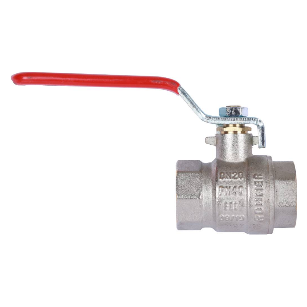 Кран шаровой 3/4" ВР-ВР, ручка рычаг / Rommer фото на multiBOX