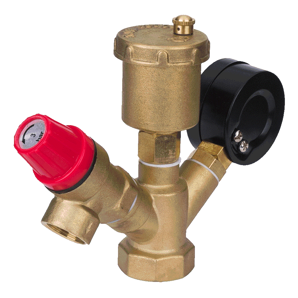 Группа безопасности котла 1" КОМПАКТ / Aqualink фото на multiBOX