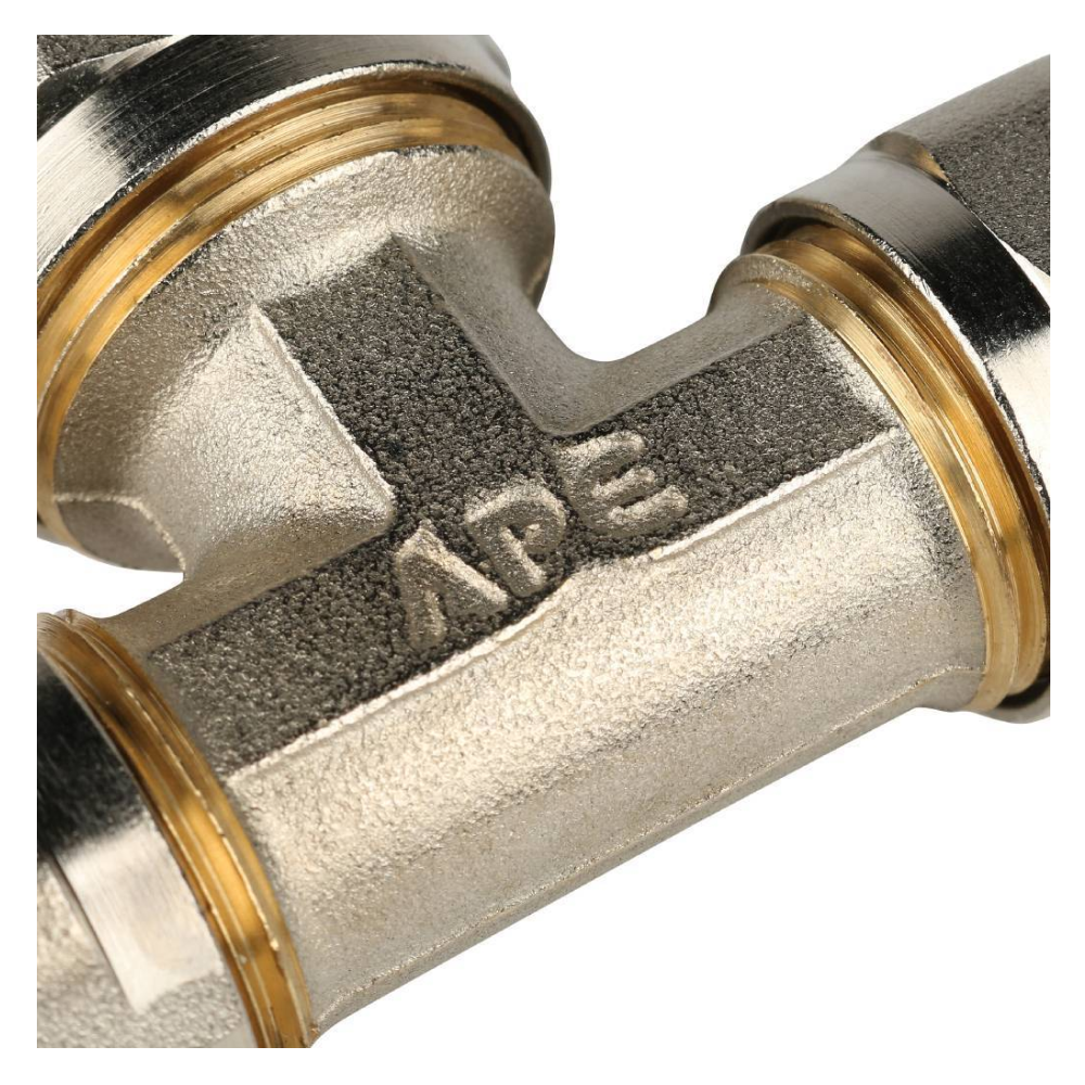 Тройник переходной 16x20x16 для металлопластиковых труб винтовой / Stout фото на multiBOX