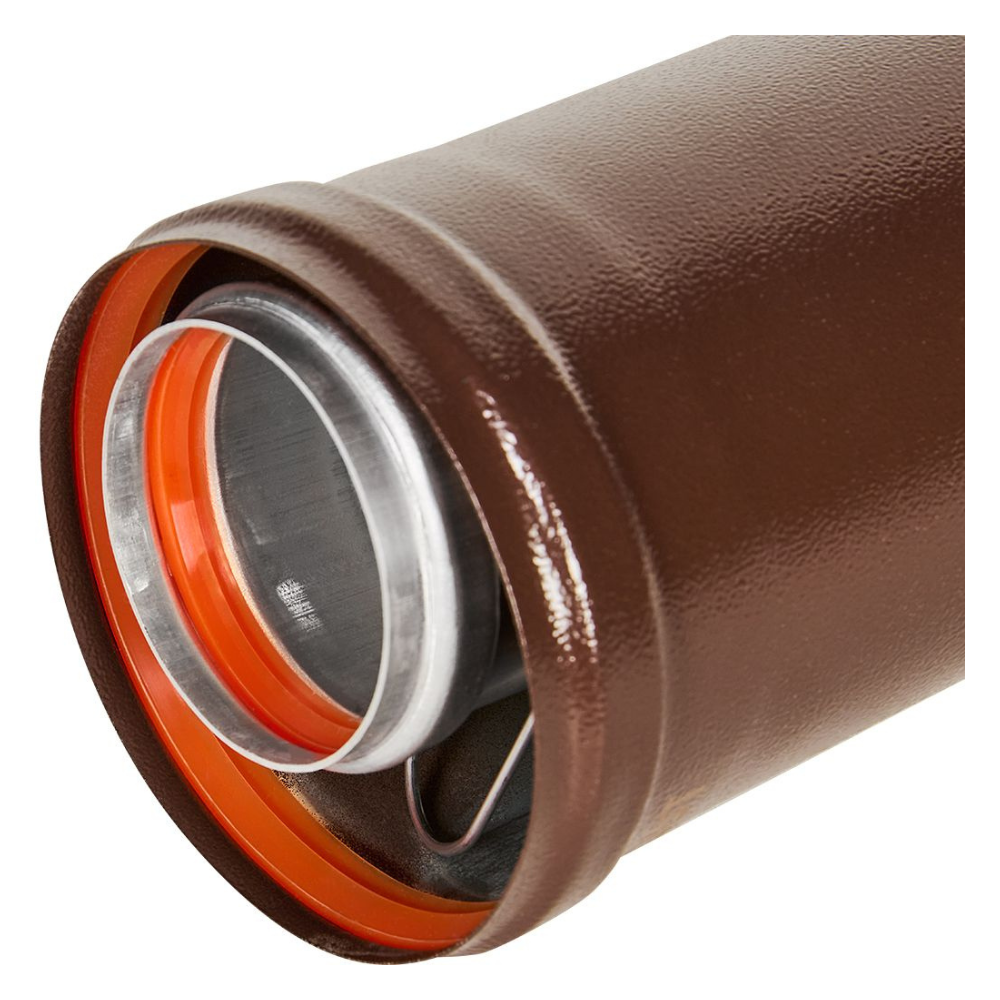 Удлинитель D60/100 п-м L250 мм, коричневый, традиционный / Stout фото на multiBOX
