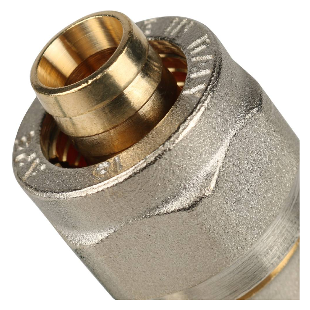 Угольник настенный с креплением 1/2"х20 для металлопластиковых труб винтовой / Stout фото на multiBOX