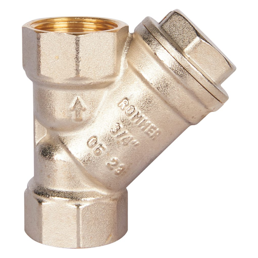 Фильтр грубой очистки 3/4" ВР-ВР косой, 500 мкр / Rommer фото на multiBOX