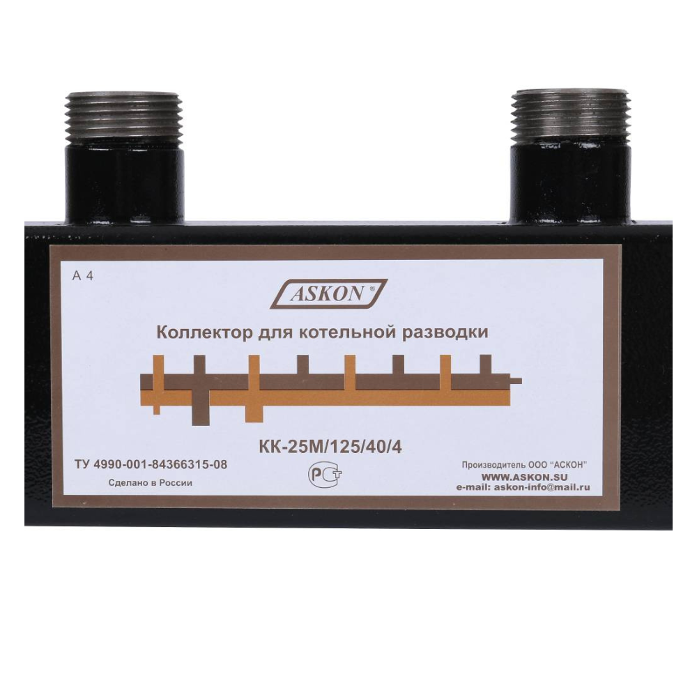 Распределительный коллектор КК-25М/125/40/4 (001.22.0003) / Askon фото на multiBOX