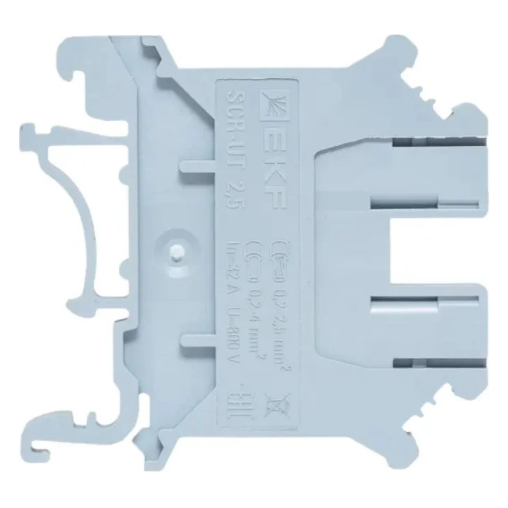 Клеммная колодка винтовая 2.5 UT серая / EKF фото на multiBOX
