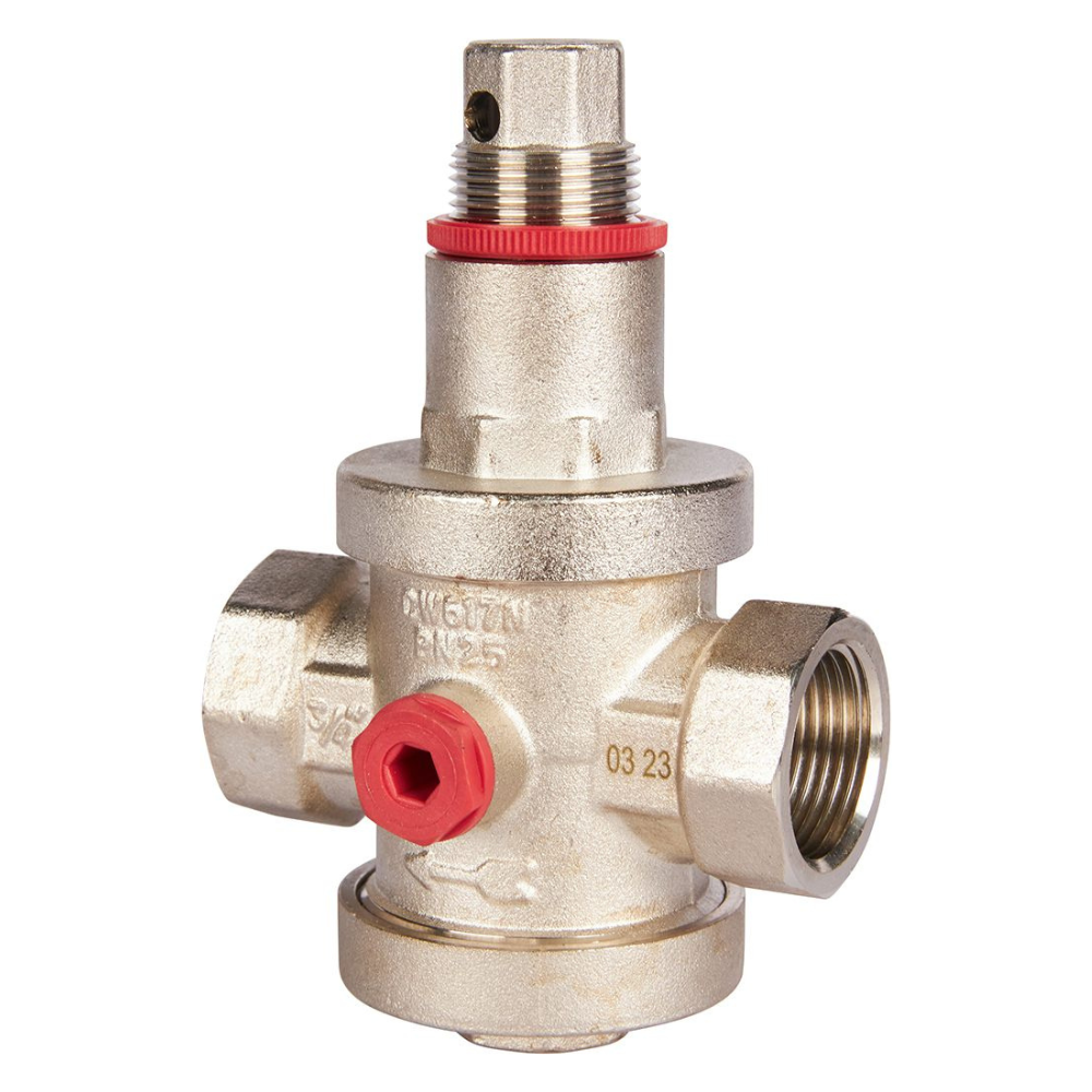 Редуктор давления 3/4" ВР-ВР с выходом под манометр PN25 / Rommer фото на multiBOX