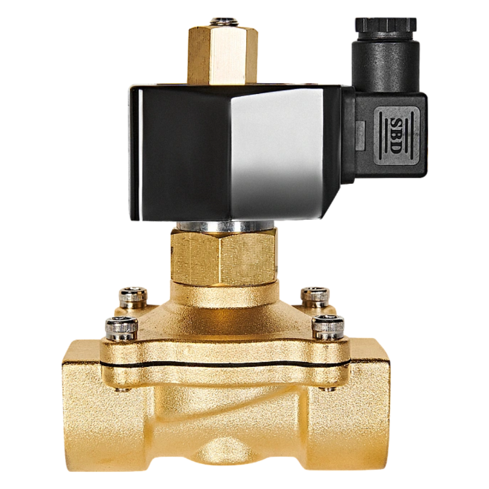 Электромагнитный клапан 1" НО, 24В, прямого действия / Stout фото на multiBOX