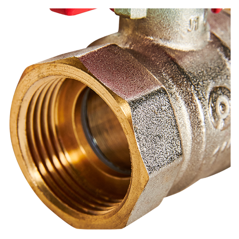 Кран шаровой 1" ВР/НР, ручка бабочка / Rommer фото на multiBOX