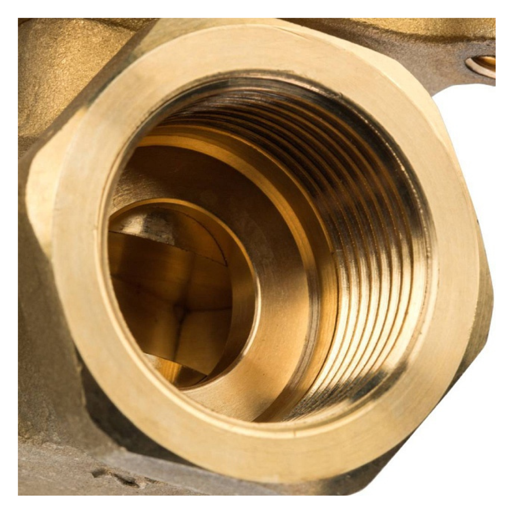 Трехходовой смесительный клапан 1" ВР, KVs 8 / Stout фото на multiBOX