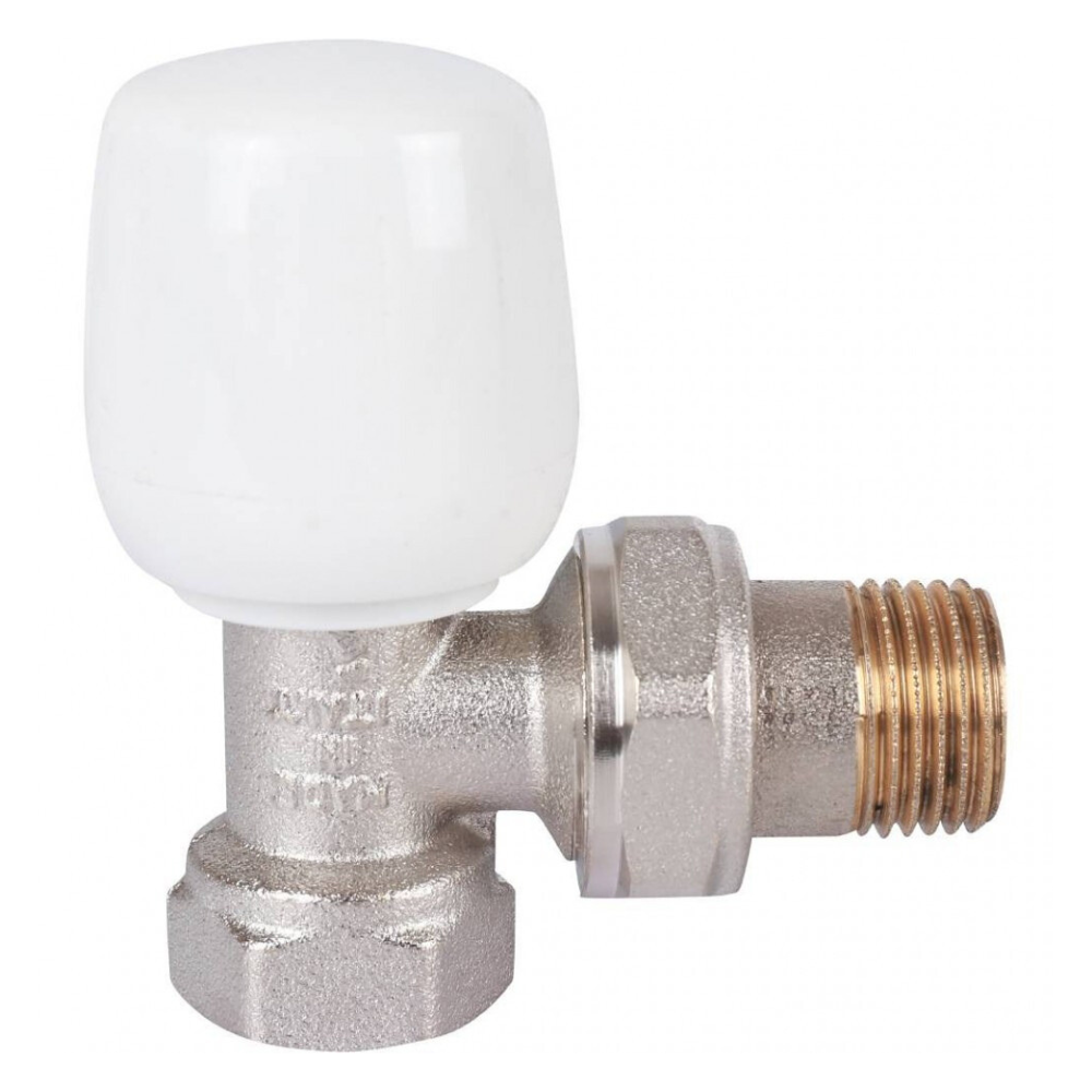 Вентиль ручной угловой 394, 1/2" ВР-НР для радиатора / Itap фото на multiBOX