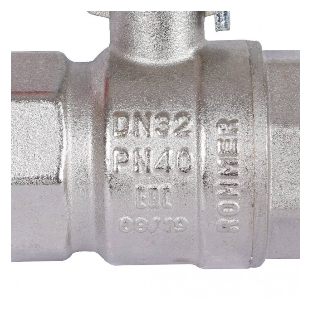 Кран шаровой 1 1/4" ВР-ВР, ручка рычаг / Rommer фото на multiBOX