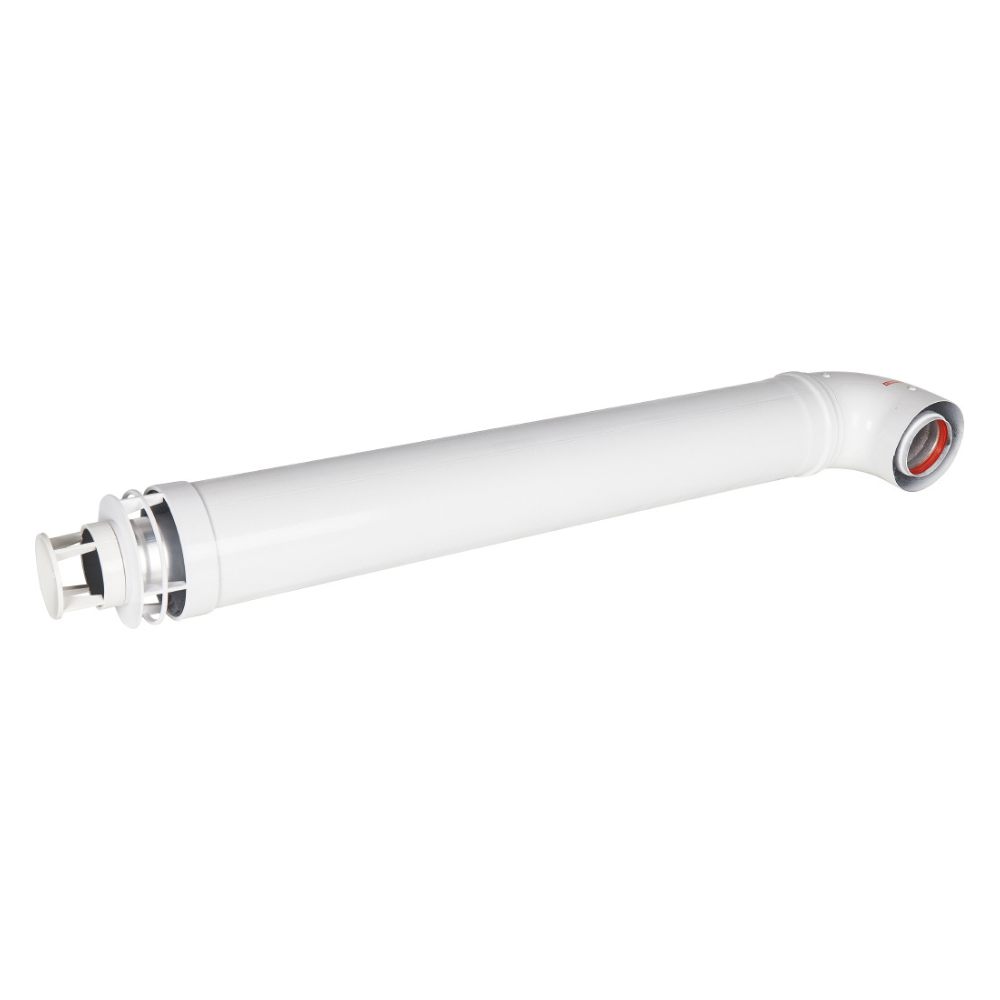 Комплект дымохода СТАНДАРТ D60/100 L900 мм (для котлов Bosch, Buderus, Navien S/C/E, Baxi ECO Nova/Classic, Fondital) фланец в комплекте, традиционный / Rommer фото на multiBOX