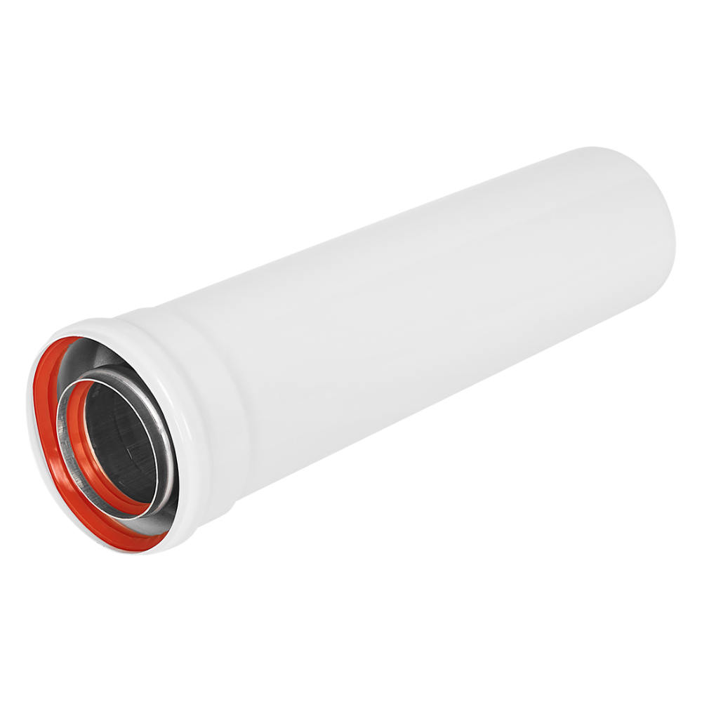 Удлинитель D80/125 п-м L500 мм, традиционный / Rommer фото на multiBOX