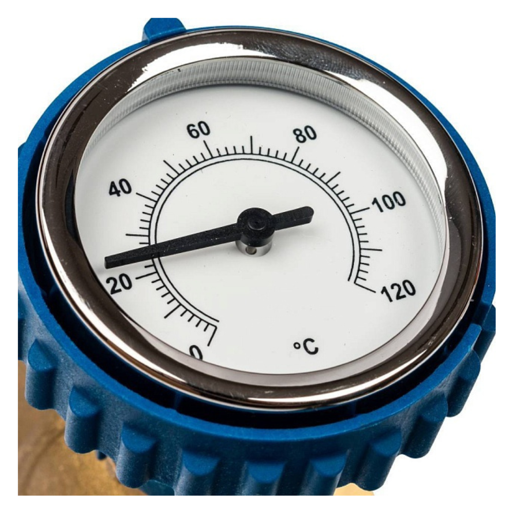 Насосная группа с терм. смесительным клапаном 1" в теплоизоляции, без насоса / Stout фото на multiBOX