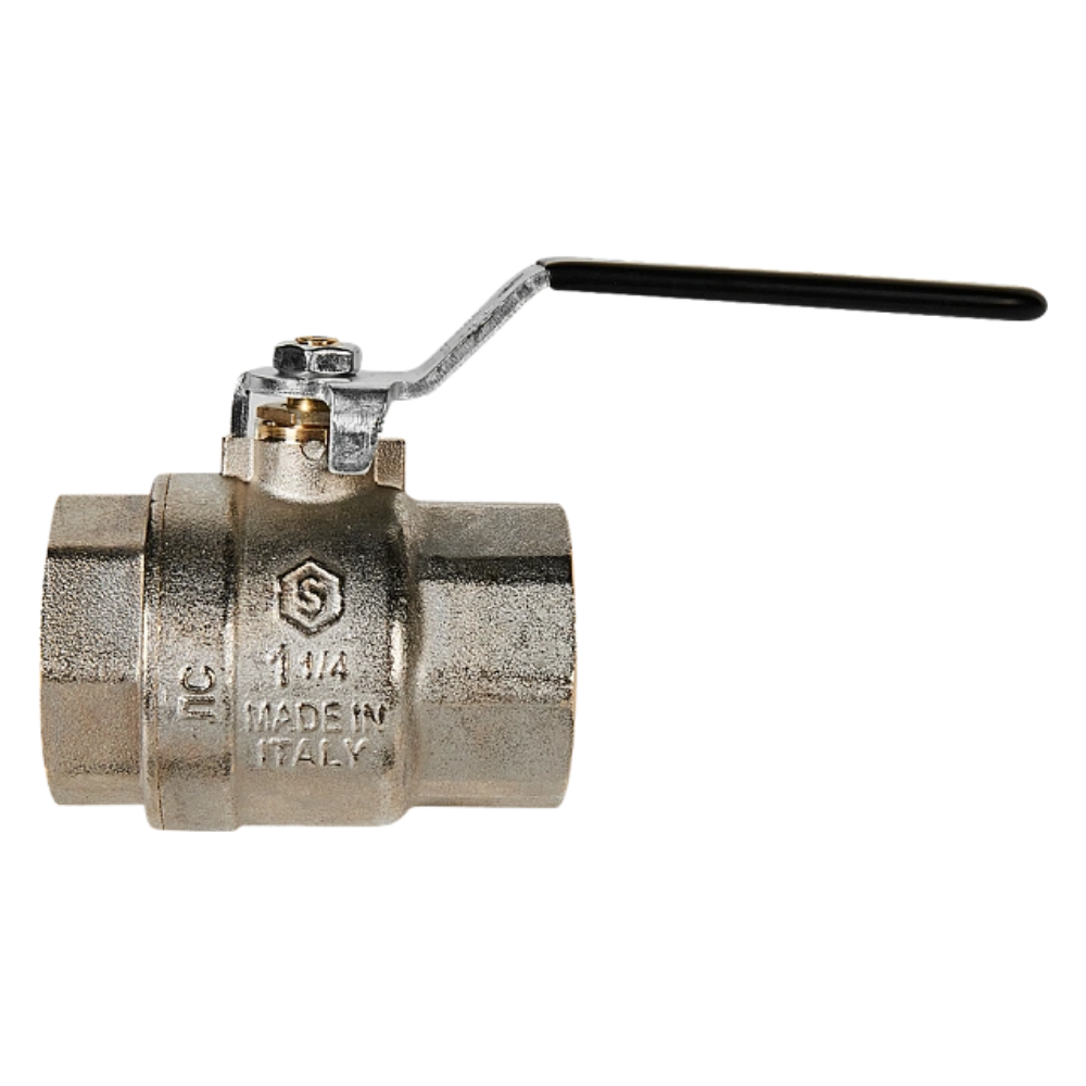 Кран шаровой 1 1/4" ВР/ВР, ручка рычаг / Stout фото на multiBOX