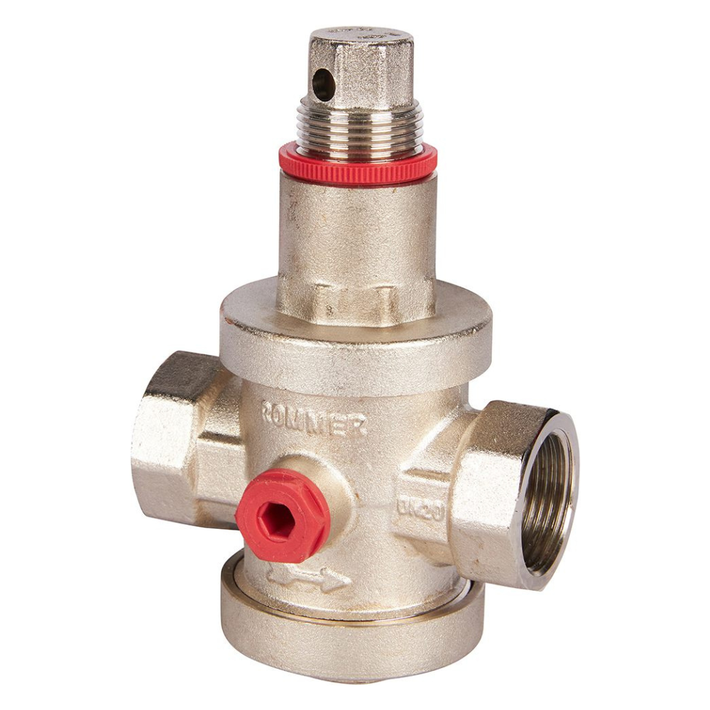 Редуктор давления 3/4" ВР-ВР с выходом под манометр PN25 / Rommer фото на multiBOX