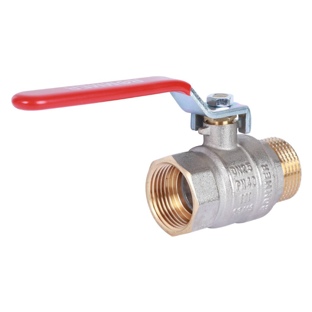 Кран шаровой 1" ВР-НР, ручка рычаг / Rommer фото на multiBOX