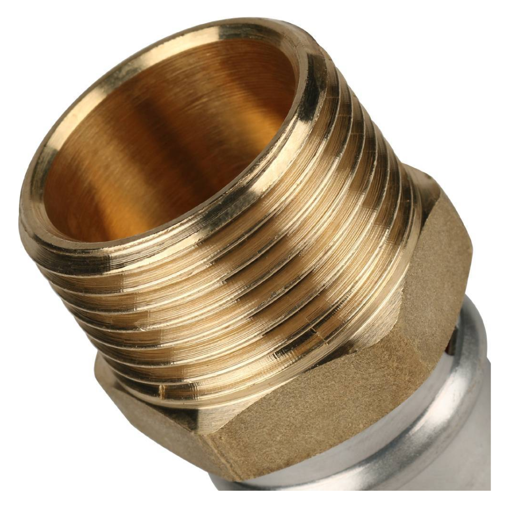 Переходник с наруж. резьбой 1"х26 для металлопластиковых труб прессовой / Stout фото на multiBOX