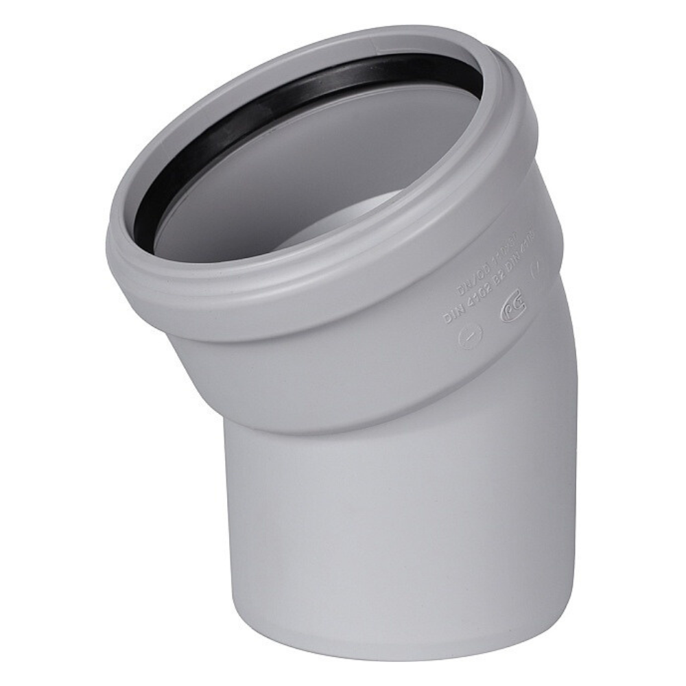 Канализационный отвод D 110х30°, бесшумный / Stout фото на multiBOX