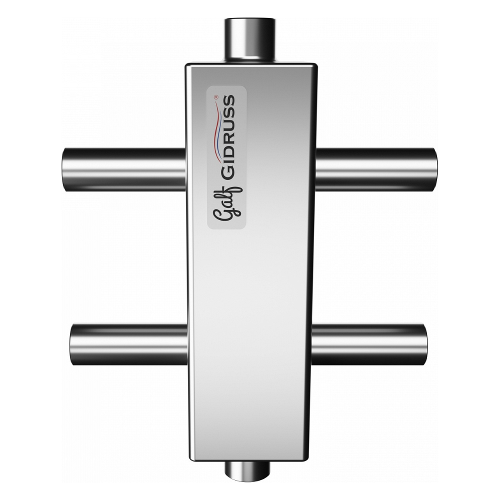 Гидравлическая стрелка GRSS-40-22PF до 40 кВт, под пресс-фитинги 22 мм / Gidruss фото на multiBOX