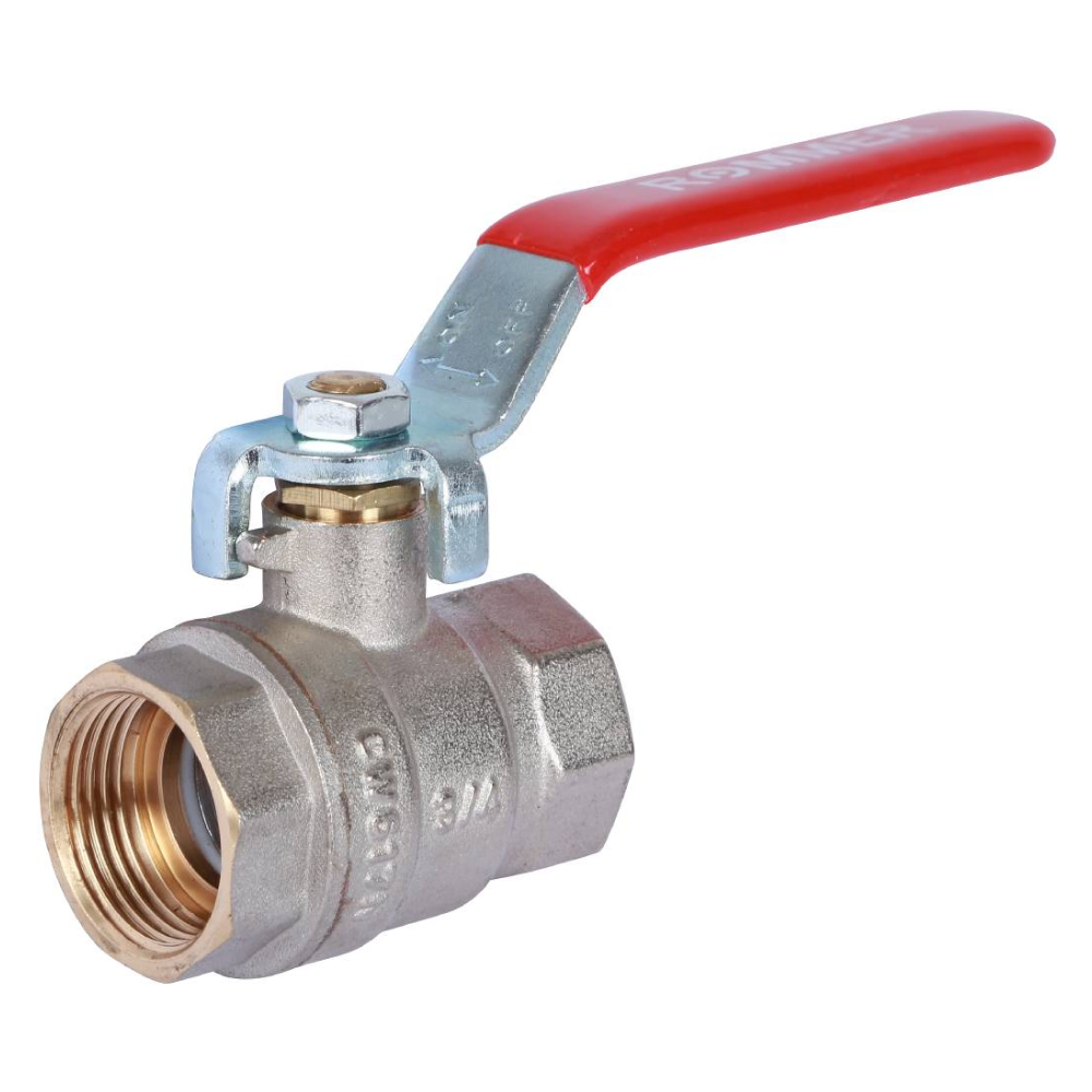 Кран шаровой 3/4" ВР-ВР, ручка рычаг / Rommer фото на multiBOX