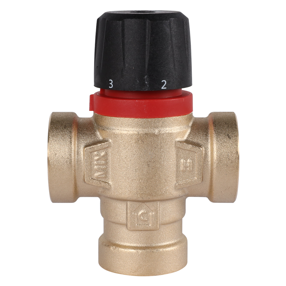 Термостатический смесительный клапан 3/4" ВР, 35-60°С, KVs 1.6 (боковое смешивание) / Rommer фото на multiBOX