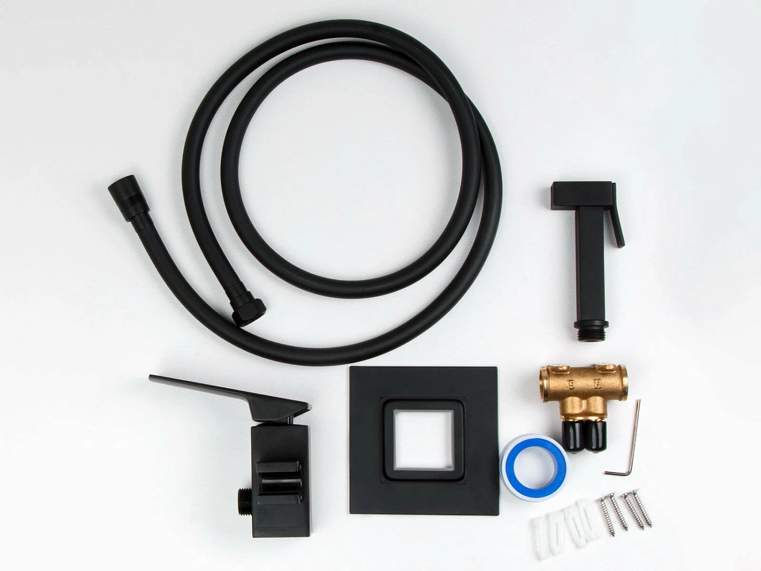 Смеситель для биде (Lt) D35, серия LILY черный (A5-1245) / A-five