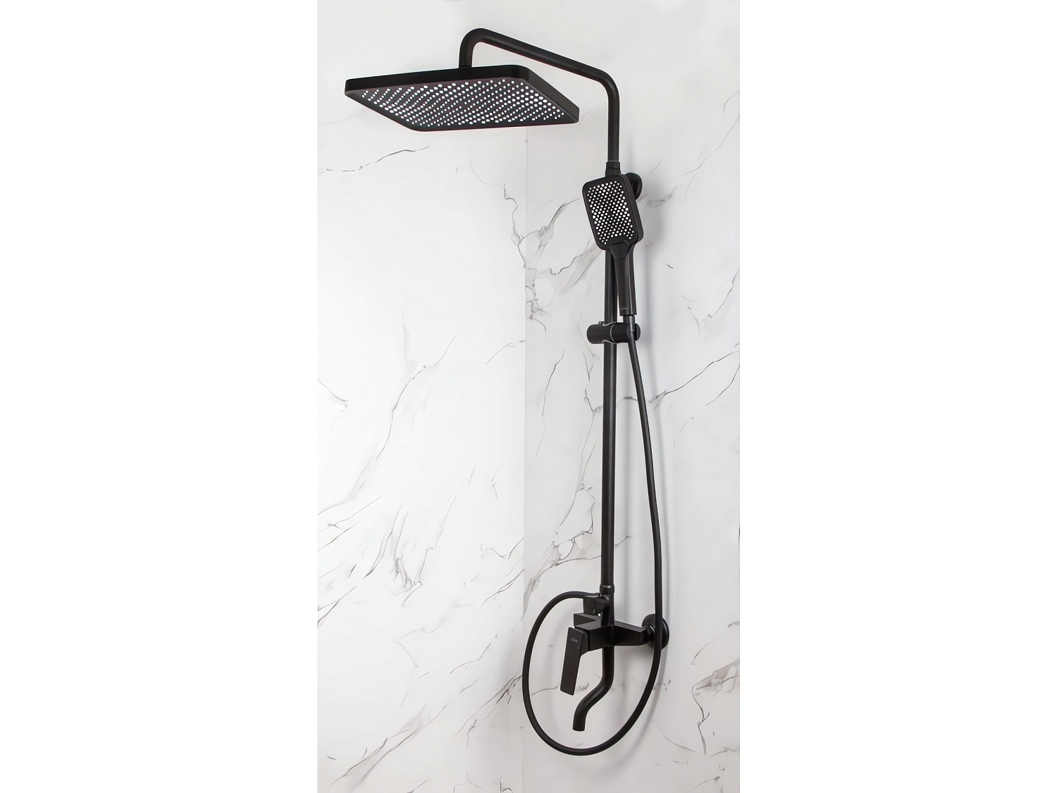 Душевая система (Lt) D35, серия LILY черный (A5-1236) / A-five