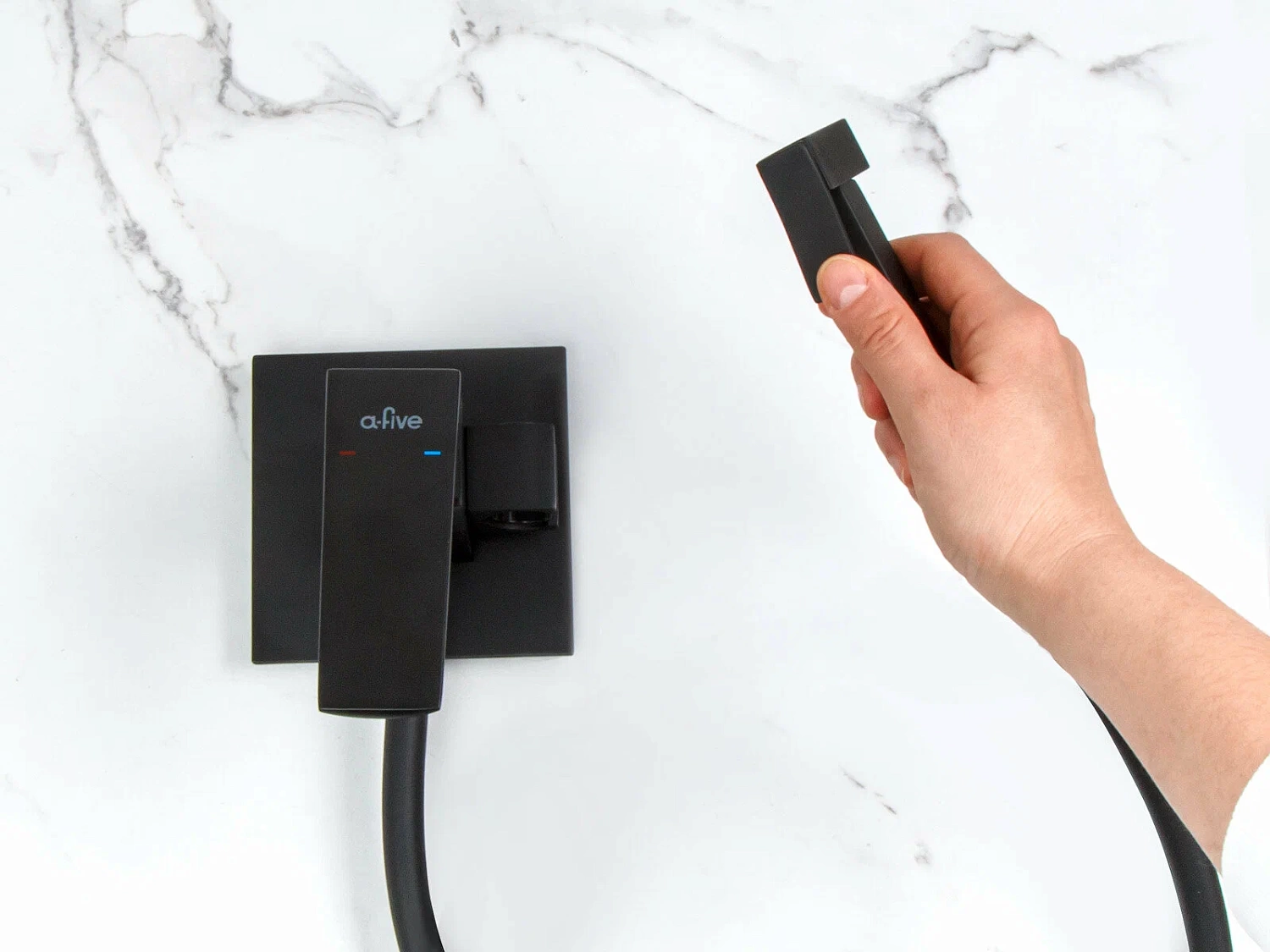 Смеситель для биде (Lt) D35, серия LILY черный (A5-1245) / A-five