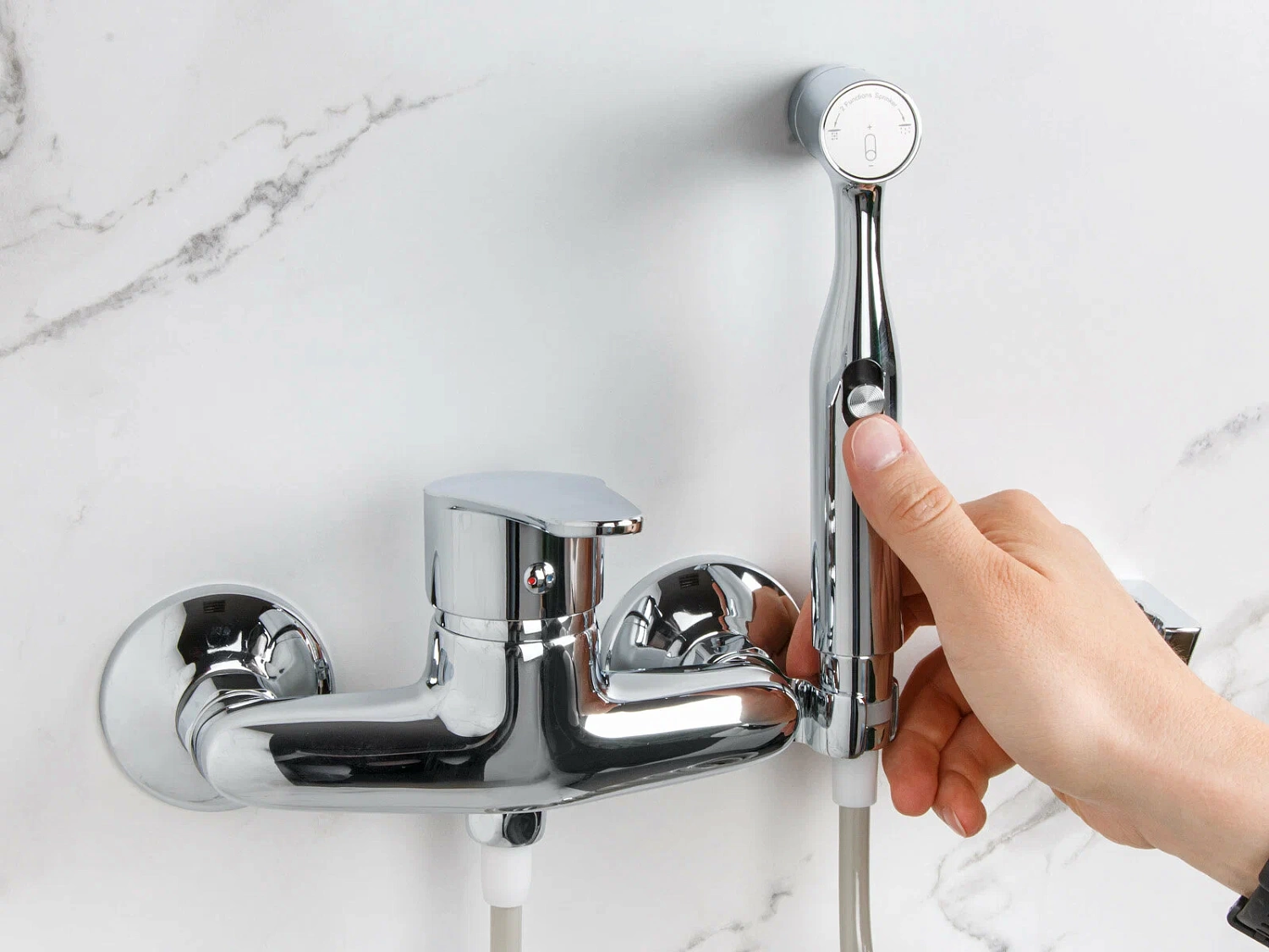 Смеситель для биде (Lt) D40, серия CROCUS хром (A5-0145) / A-five