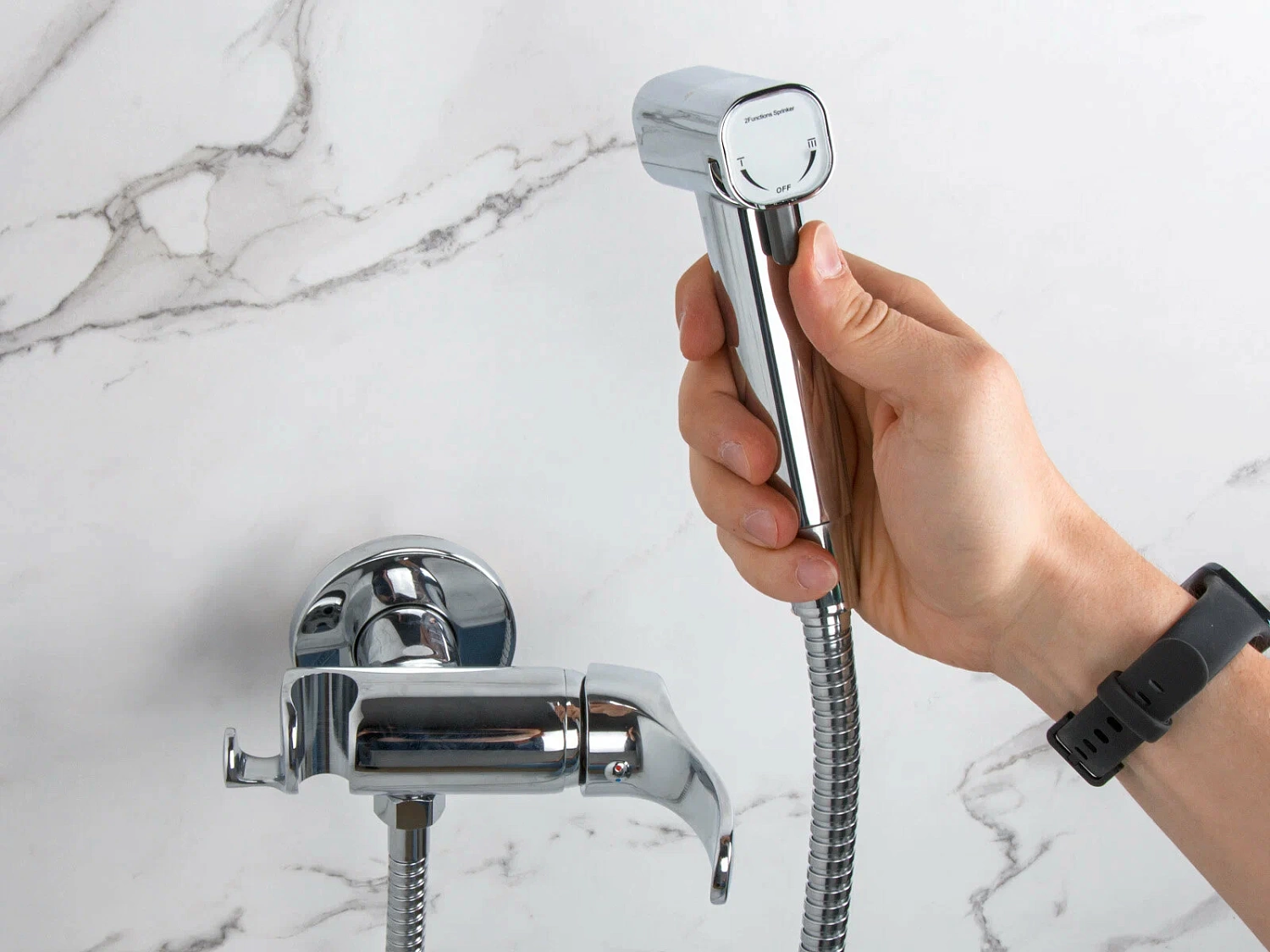 Смеситель для биде (Lt) D35, серия IRIS хром (A5-0245) / A-five